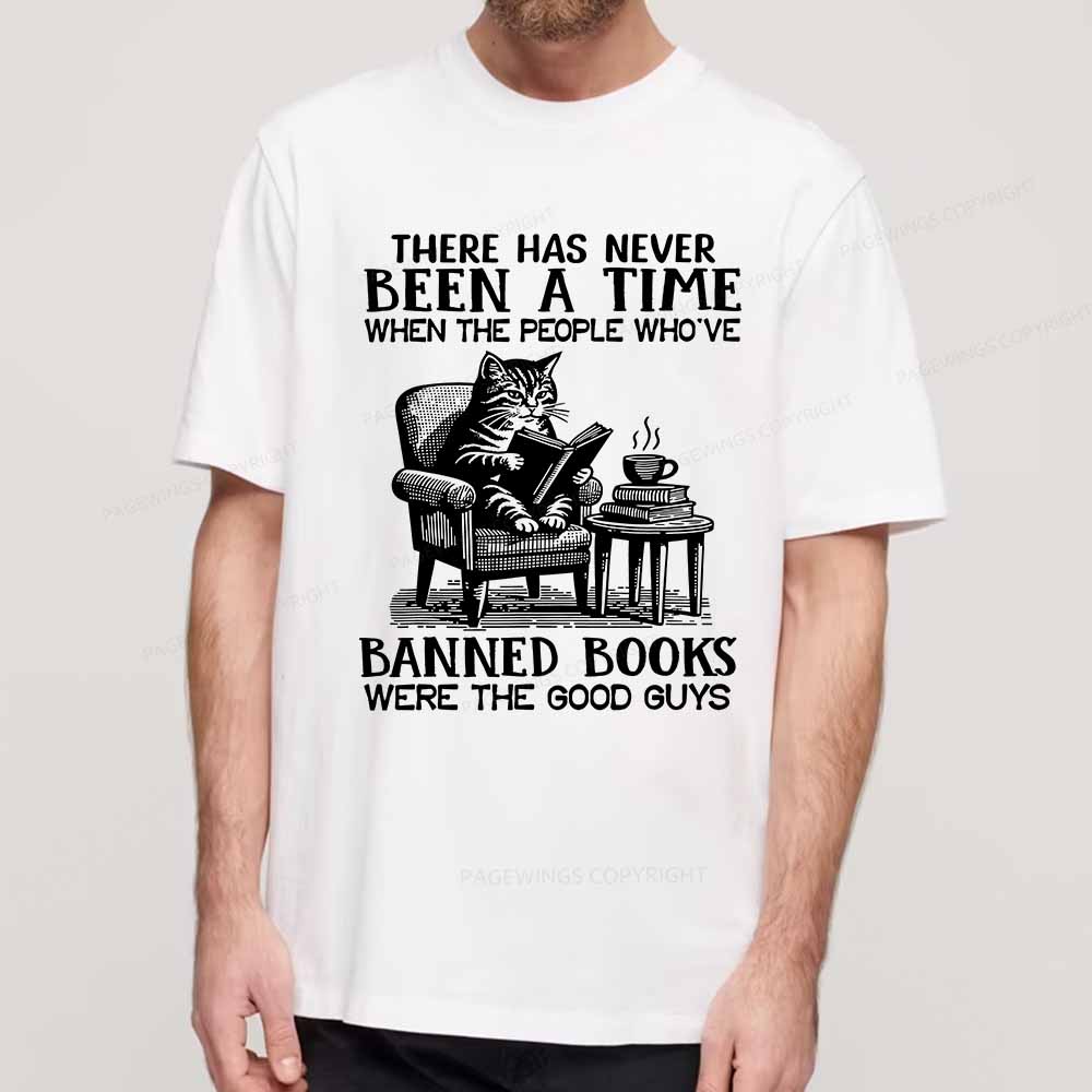 Pagewings Cats Reading Books Are Prohibited From Having Books Unisex Classic T-shirt