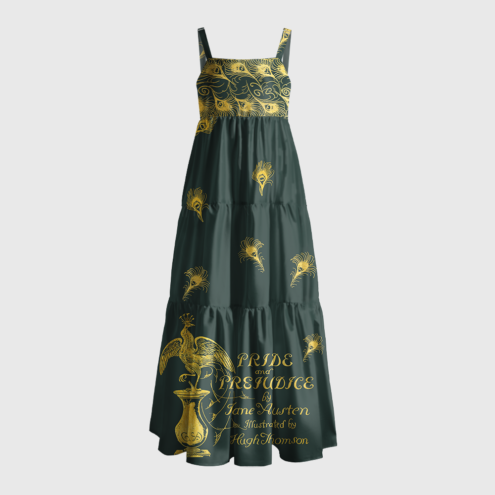 Pagewings Square Neck Pride Book Nerd Maxi Dress