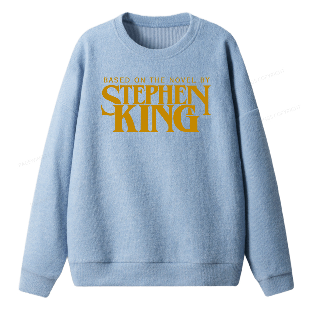 Pagewings Based On A Novel By Stephen King Unisex Knit Sweatshirt