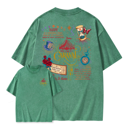 Pagewings Bookish Fantasy Unisex Washed T-shirt