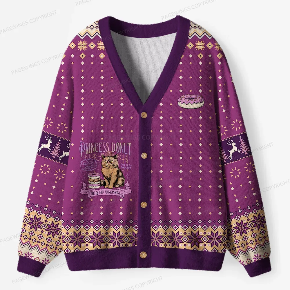 Pagewings Science Fiction Reader's Hobbies Unisex Ugly Cardigan Sweaters