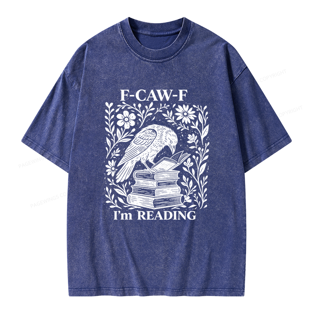Pagewings I'm Reading Unisex Washed T-shirt