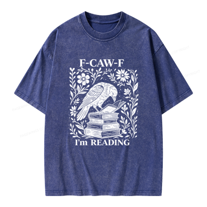 Pagewings I'm Reading Unisex Washed T-shirt