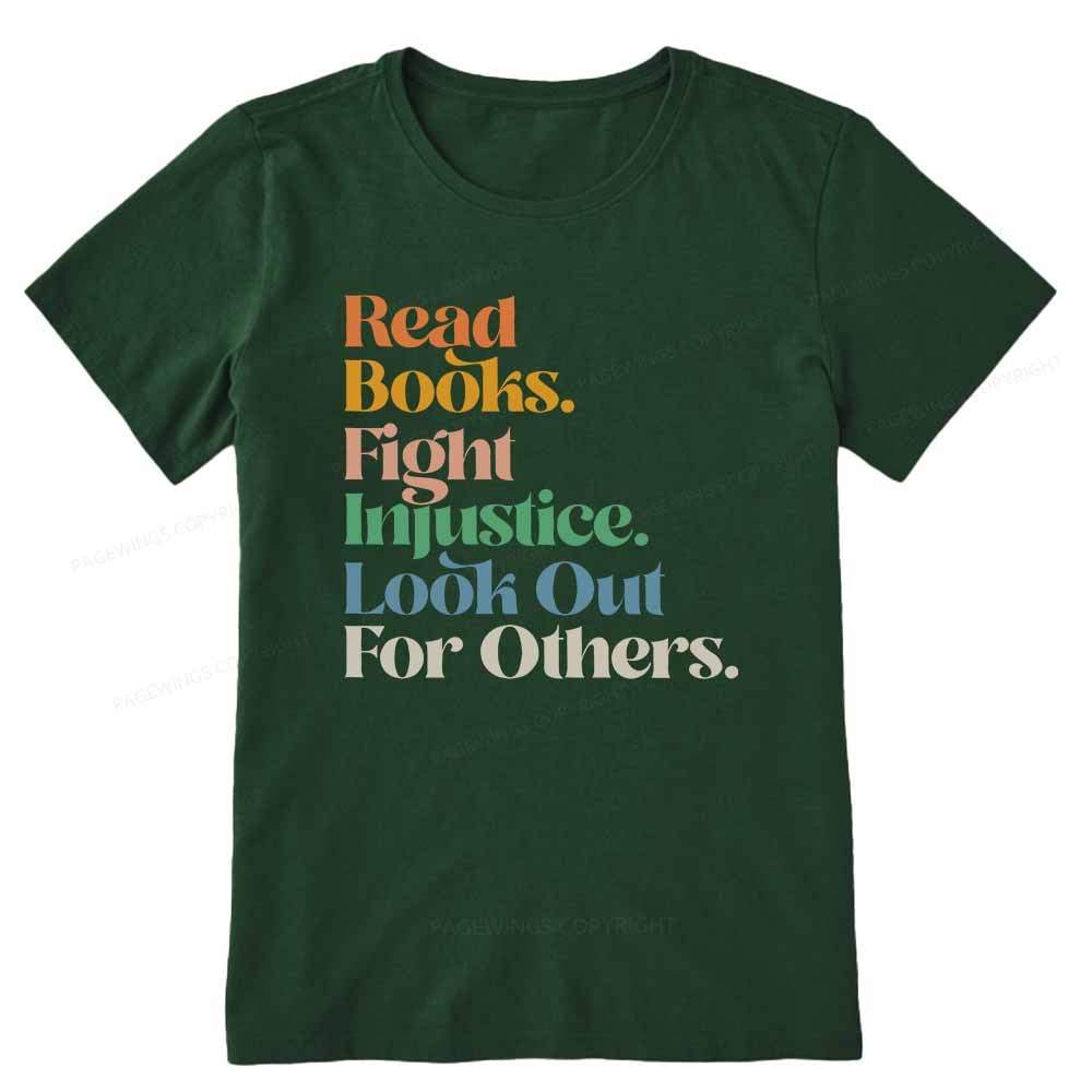 Pagewings Read Banned Books Social Justice Shirt Unisex Classic T-shirt
