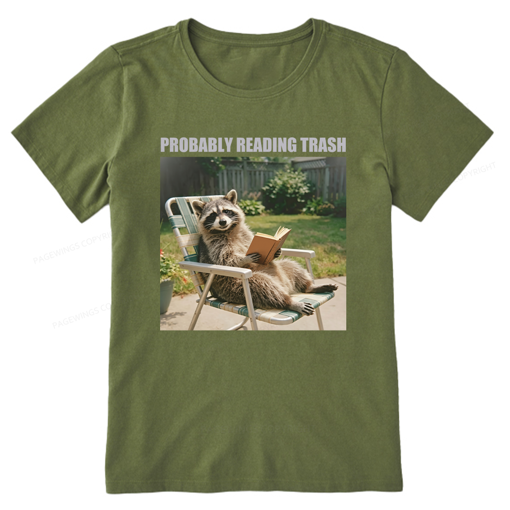 Pagewings Probably Reading Trash Unisex Classic T-shirt