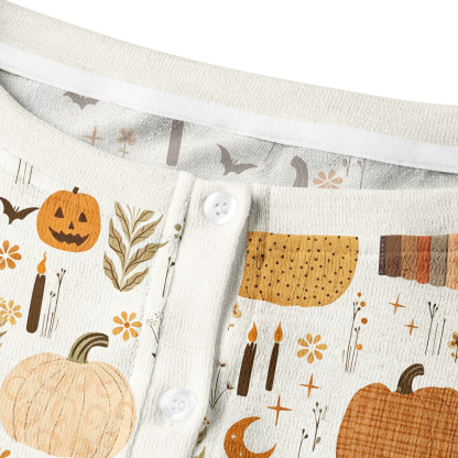 Pagewings Book Pumpkin Crew Neck Cardigan Sweaters