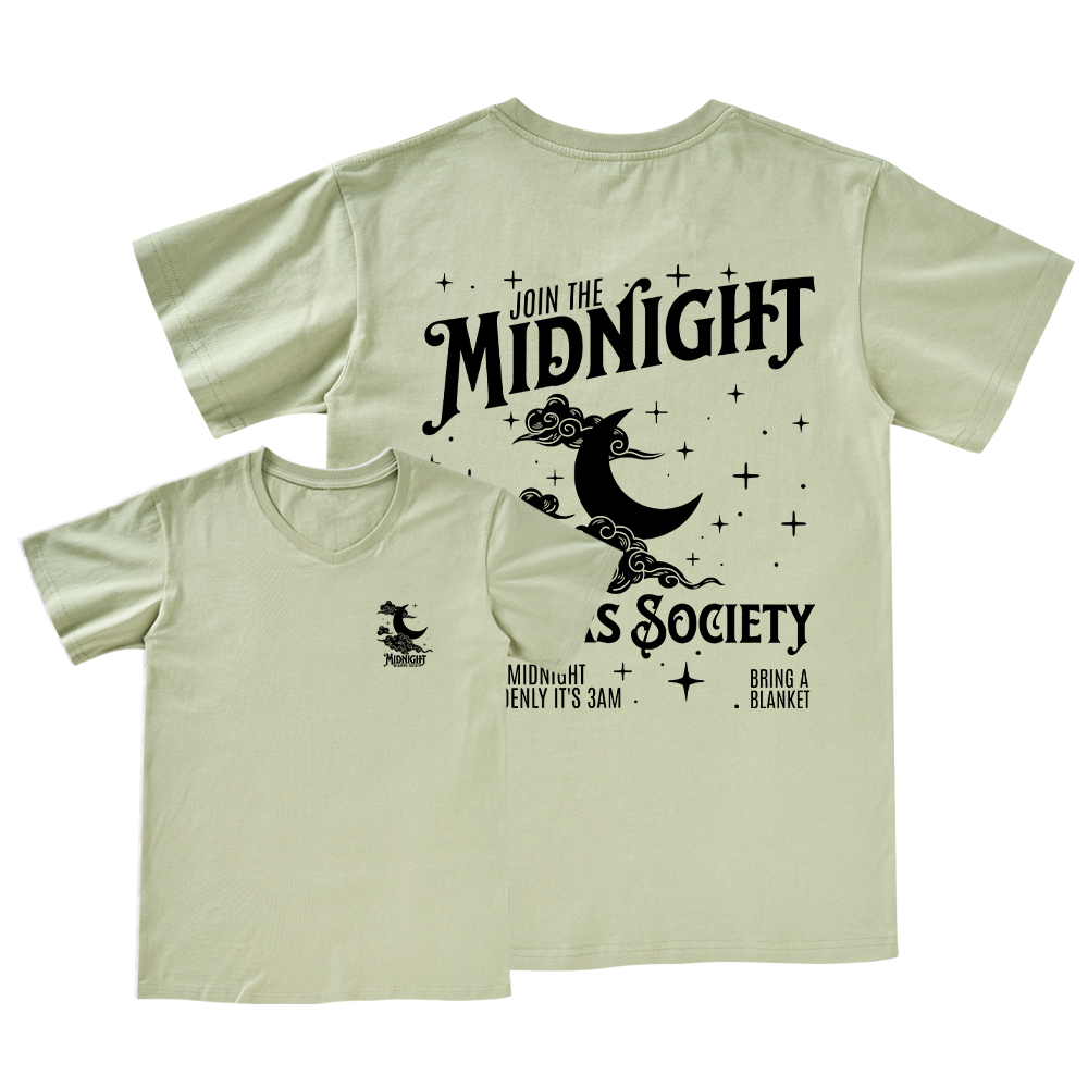Pagewings Late night readers book club V-neck T-shirt