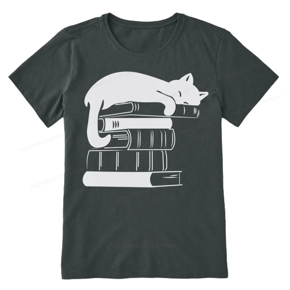 Pagewings Books And Cats Unisex Classic T-shirt