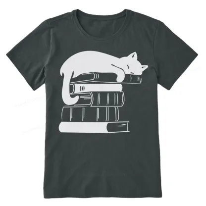 Pagewings Books And Cats Unisex Classic T-shirt