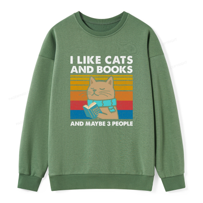 Pagewings Like Book And Maybe 3 People Unisex Classic Sweatshirt