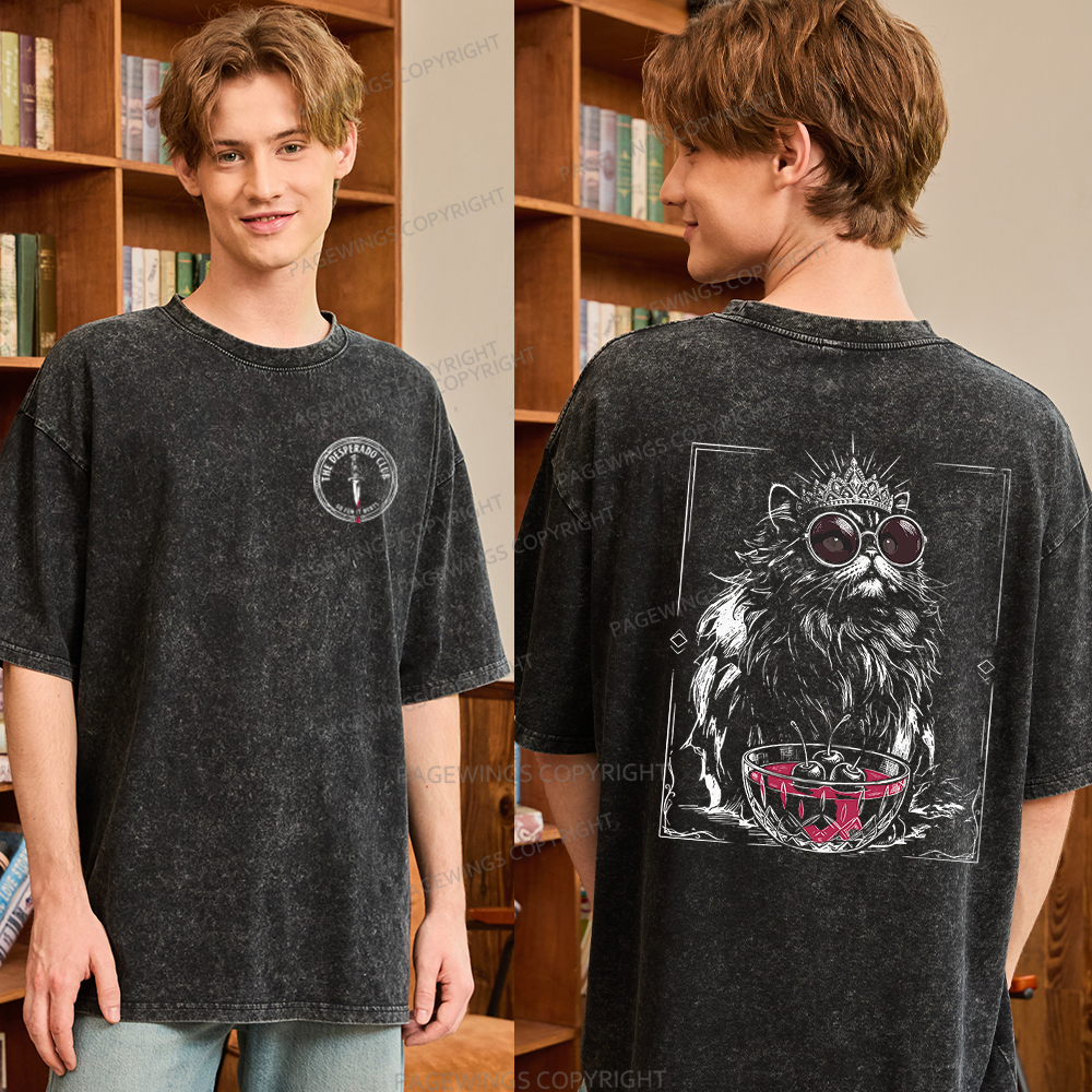 Pagewings The Desperado Club Unisex Washed T-shirt