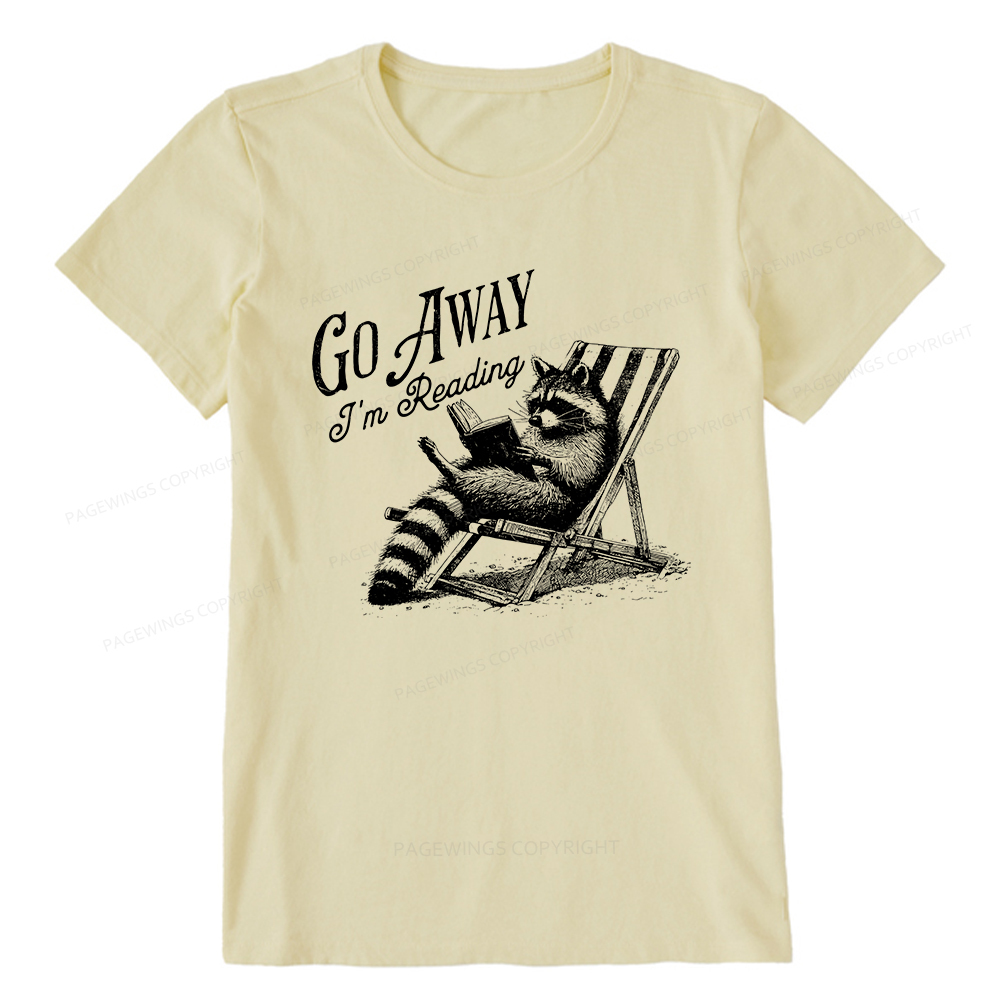 Pagewings Funny Raccoon Book Lover Tshirt Unisex Classic T-shirt