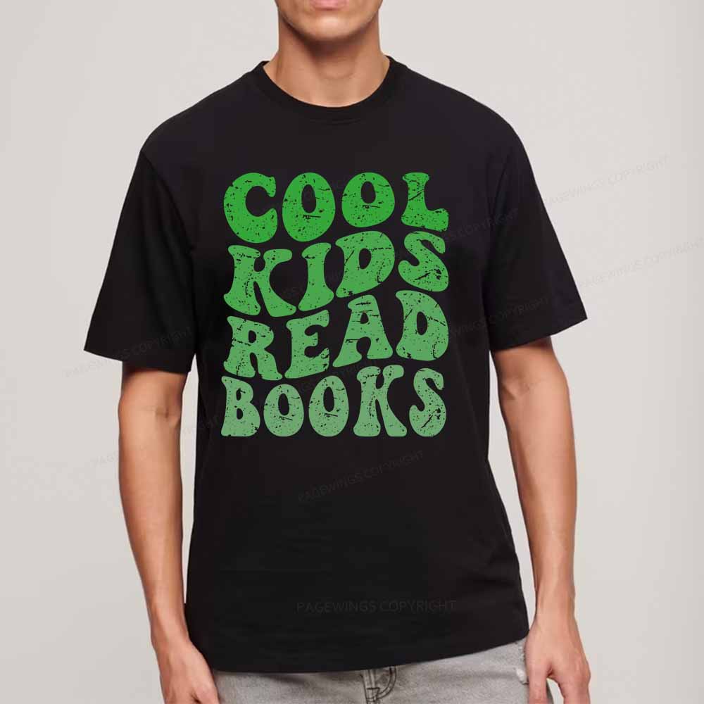 Pagewings Cool Kids Read Books Unisex Classic T-shirt