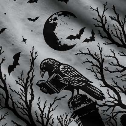 Pagewings Reading Crow Women's Cardigan Sweater