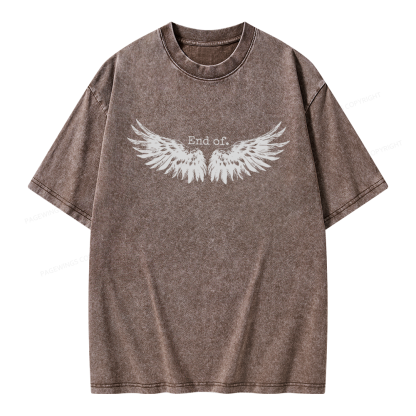 Pagewings Romance Books Unisex Washed T-shirt