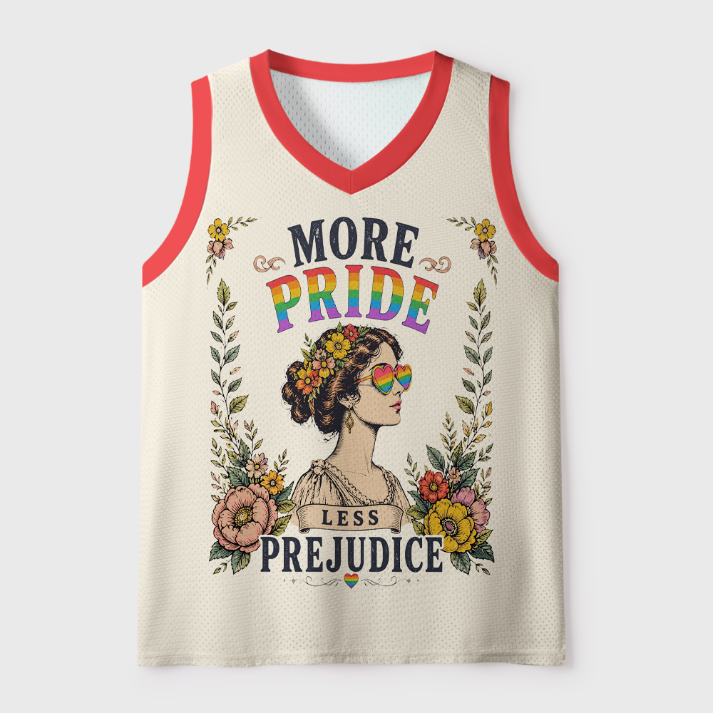 Pagewings More Pride Less Prejudice Unisex Mesh Tank Top