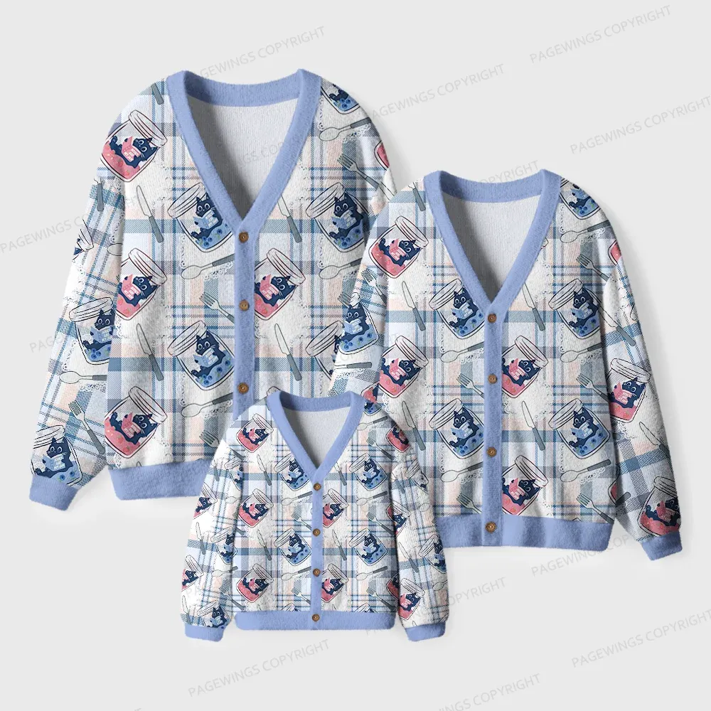 Pagewings Books Are My Jam Unisex Ugly Cardigan Sweaters