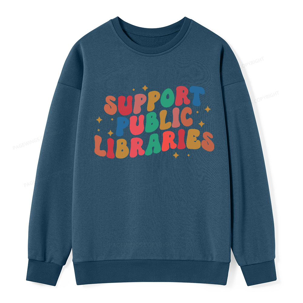 Pagewings Public Library Unisex Classic Sweatshirt