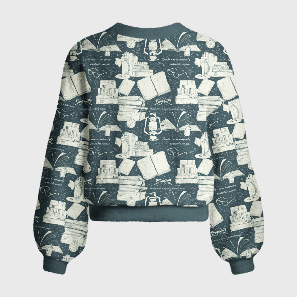 Pagewings Bookish Vibe Women's Cardigan Sweater