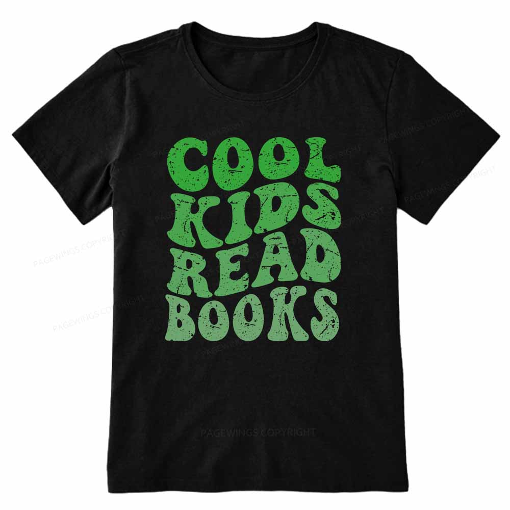 Pagewings Cool Kids Read Books Unisex Classic T-shirt