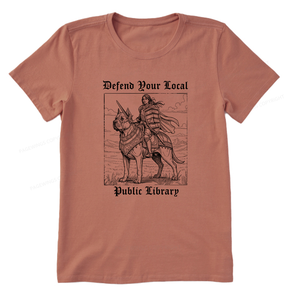 Pagewings Defend Your Local Public Library Unisex Classic T-shirt