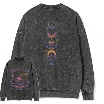 Pagewings Suriel Tea Co Unisex Washed Sweatshirt