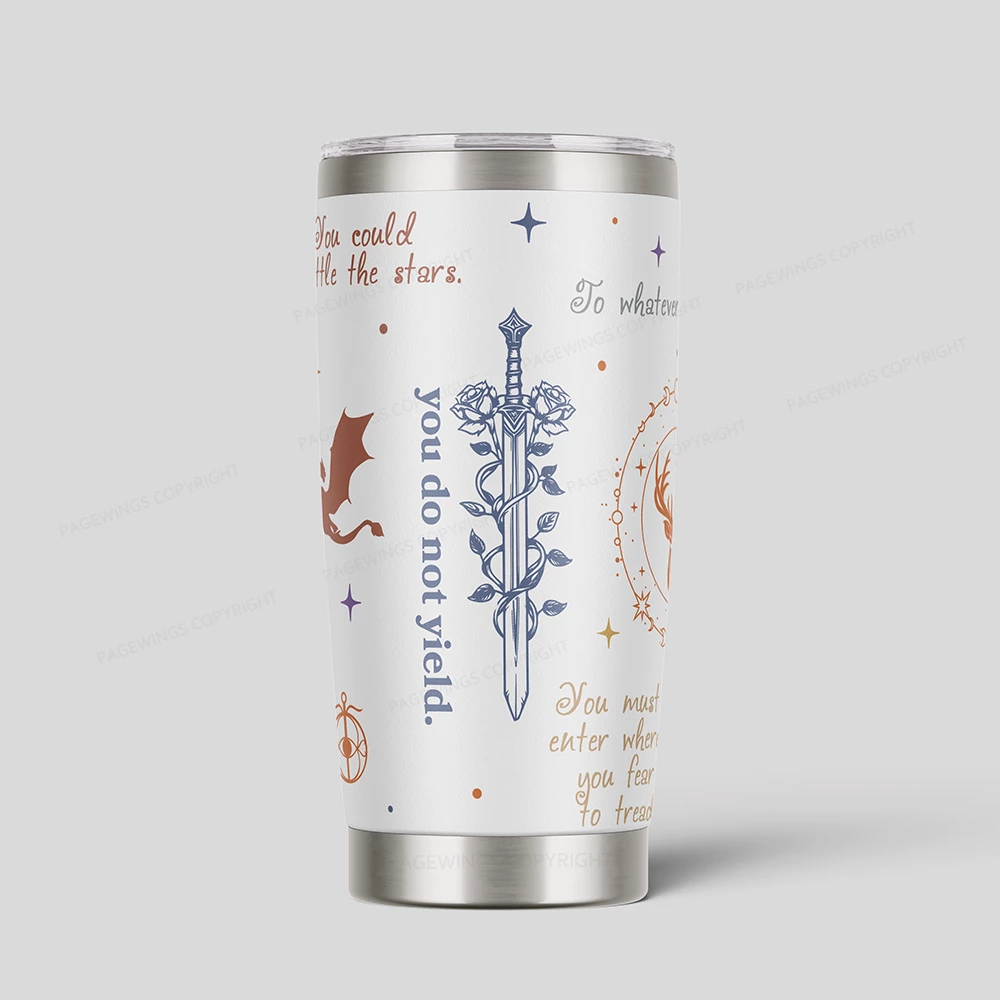 Pagewings Throne of Glass Tumbler