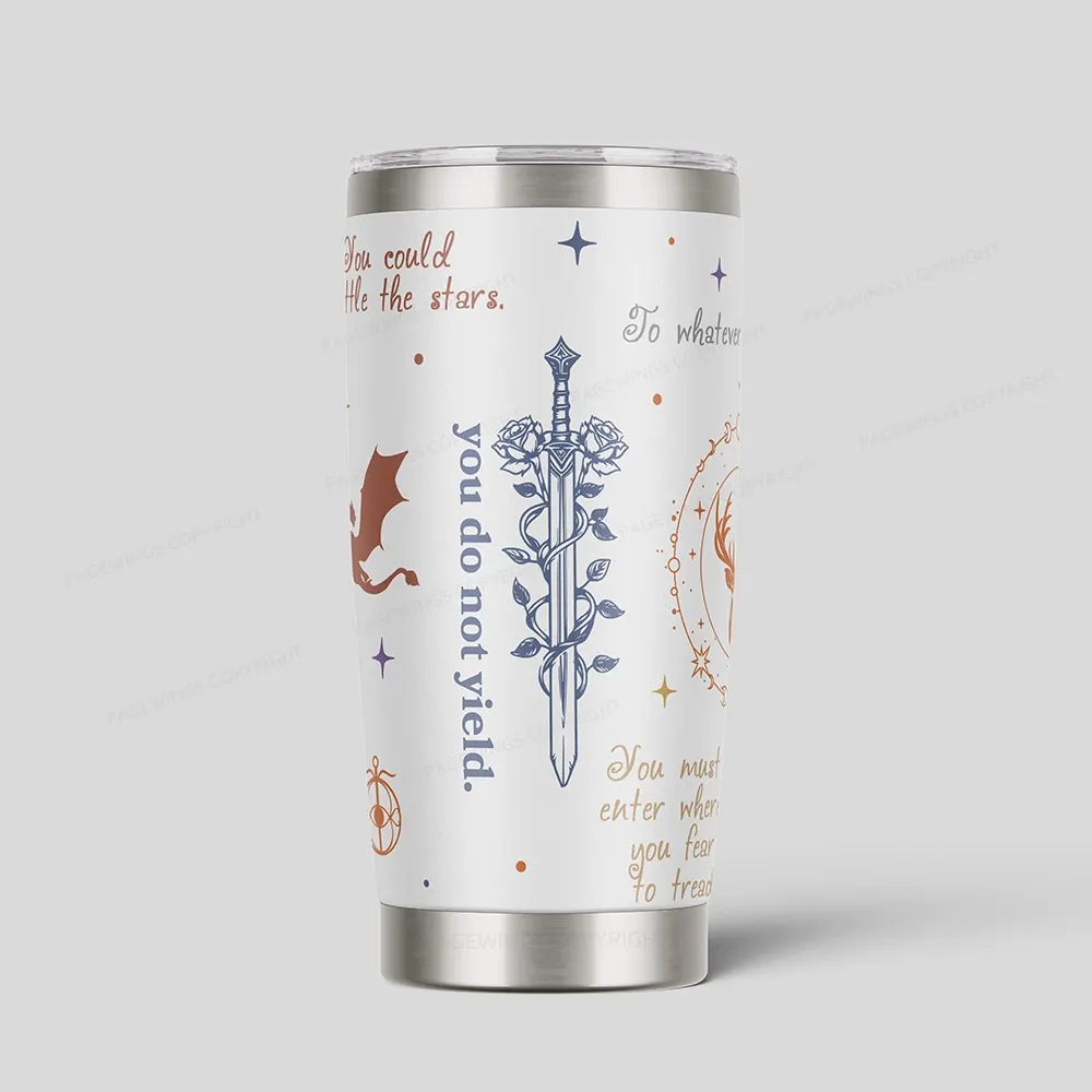 Pagewings Throne of Glass Tumbler