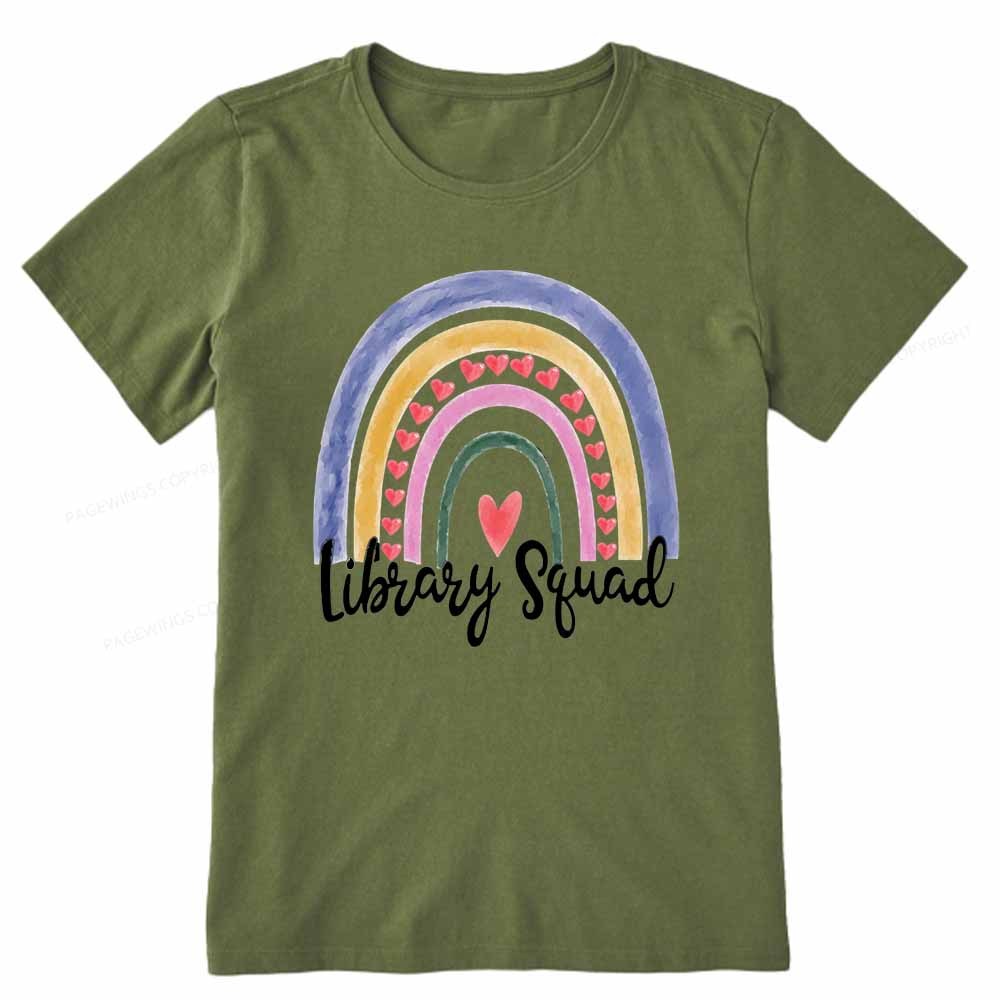 Pagewings Library Squad Shirt Unisex Classic T-shirt