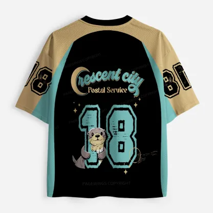 Pagewings Crescent City Postal Service Unisex Mesh Jersey