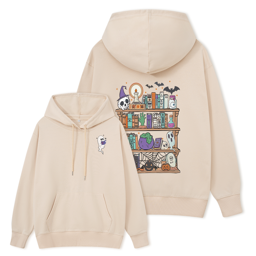 Pagewings  Ghost Book Reader Halloween Unisex Classic Hoodie