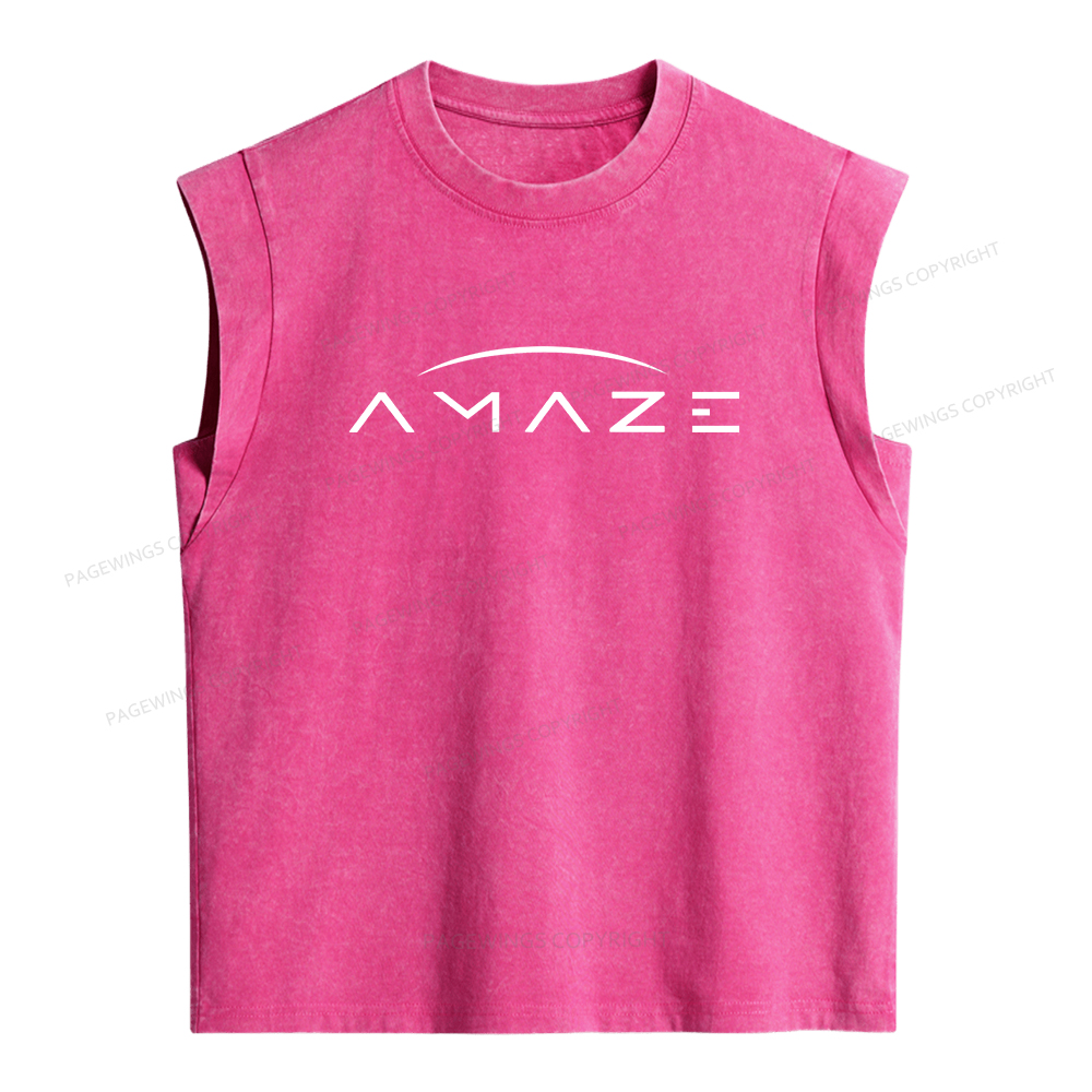Pagewings Amaze Women's Washed Tank Top