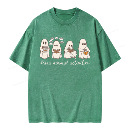 Pagewings Just One More Chapter Unisex Washed T-shirt