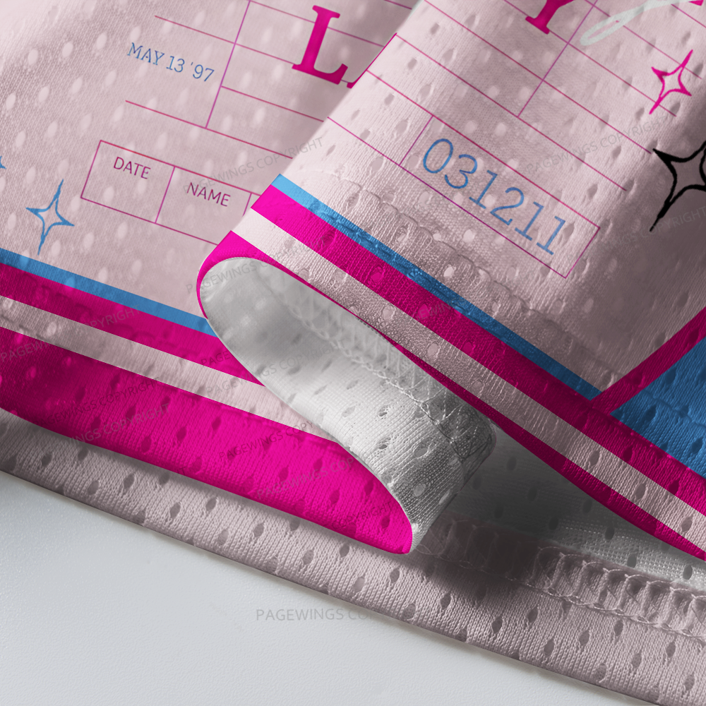 Pagewings Library Card Unisex Mesh Jersey