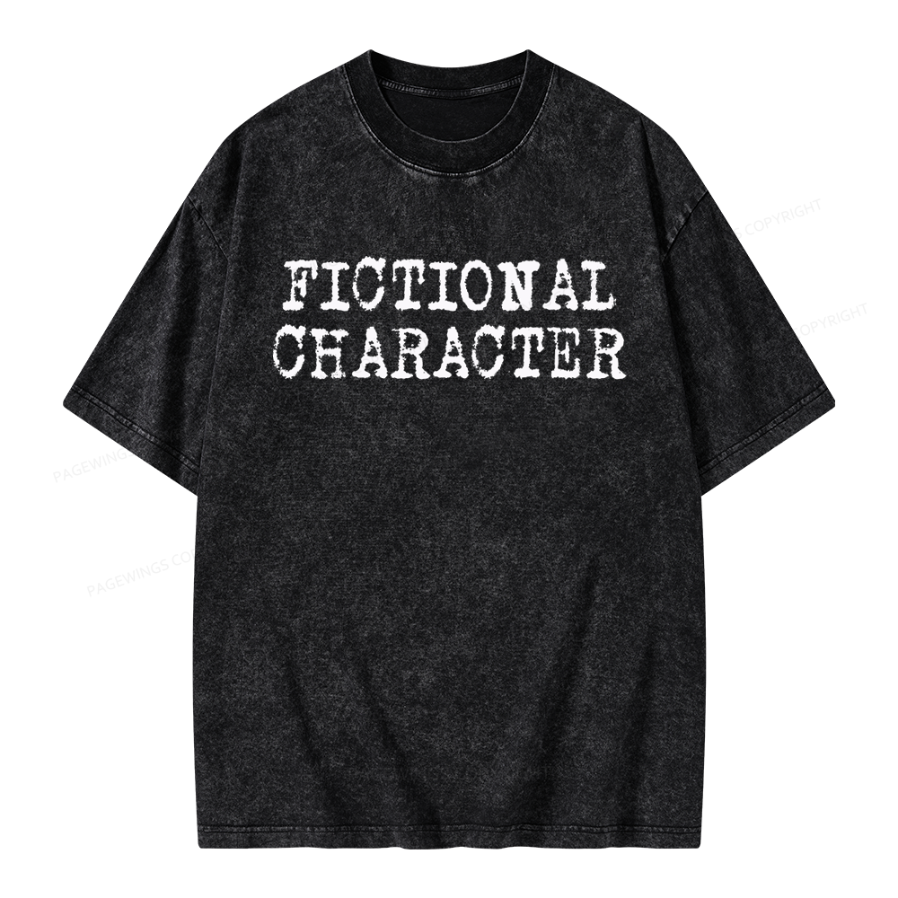 Pagewings Fictional Character Unisex Washed T-shirt