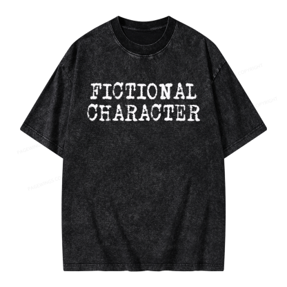Pagewings Fictional Character Unisex Washed T-shirt