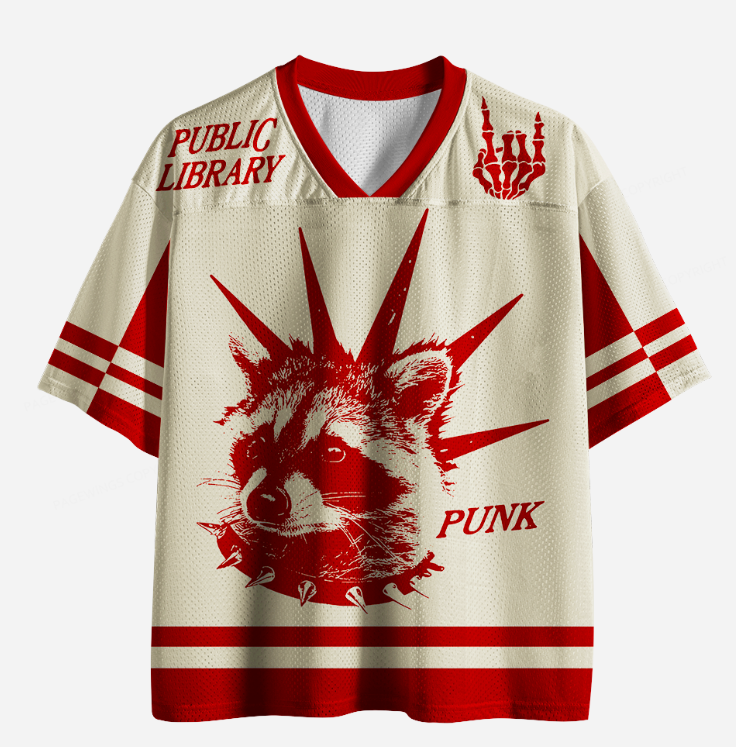 Pagewings Public Library Unisex Mesh Jersey