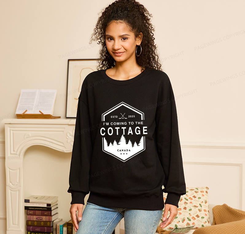 Pagewings Coming To The Cottage Classic Sweatshirt