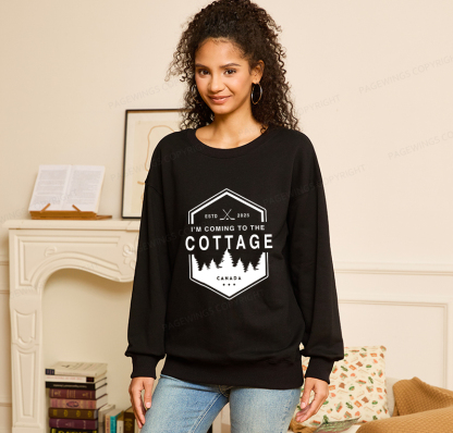 Pagewings Coming To The Cottage Classic Sweatshirt
