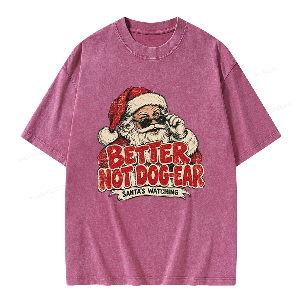 Pagewings Better Not Dog-Ear Unisex Washed T-shirt