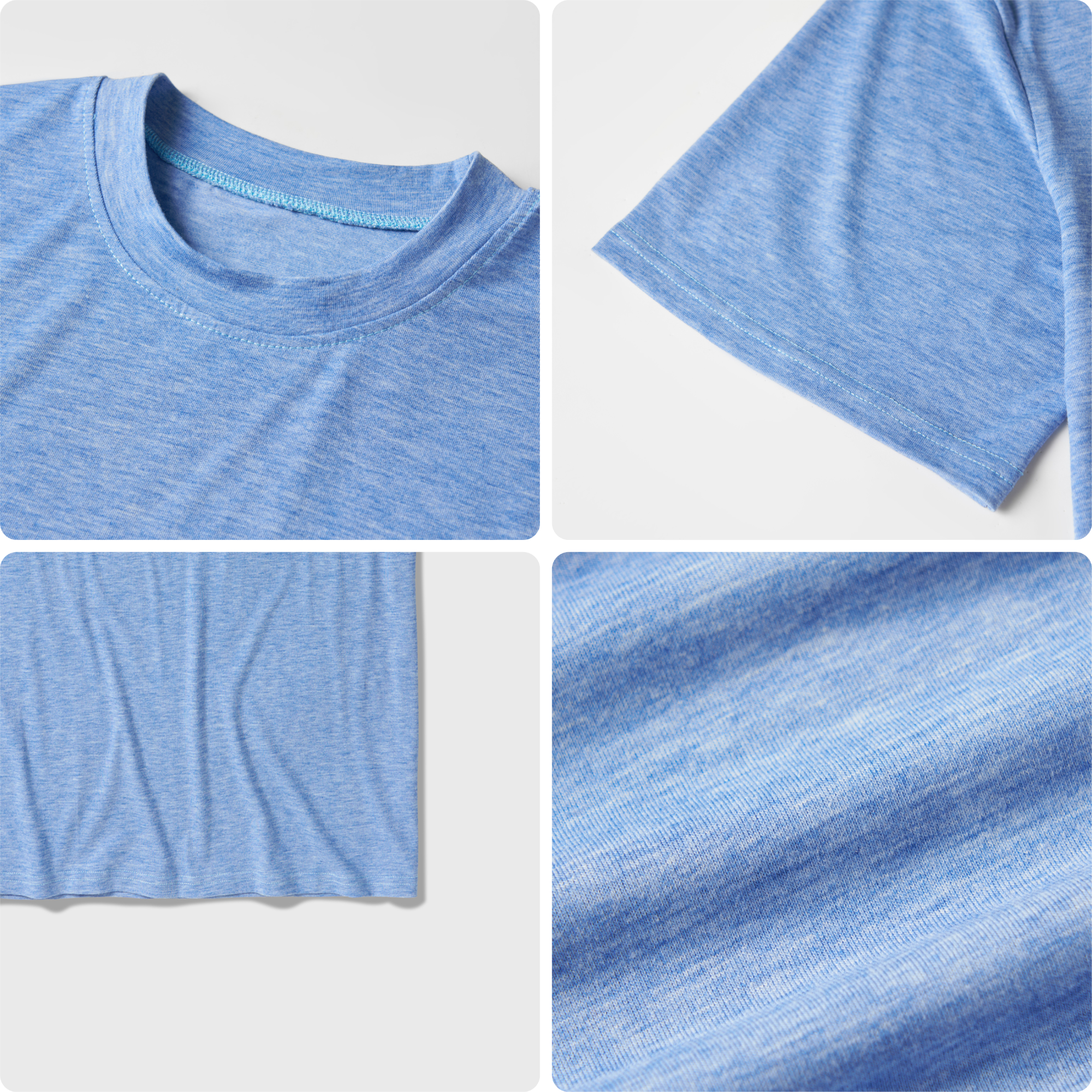 A-彩棉T上架模版Pagewings Soft 文案 Unisex Heather T-Shirt