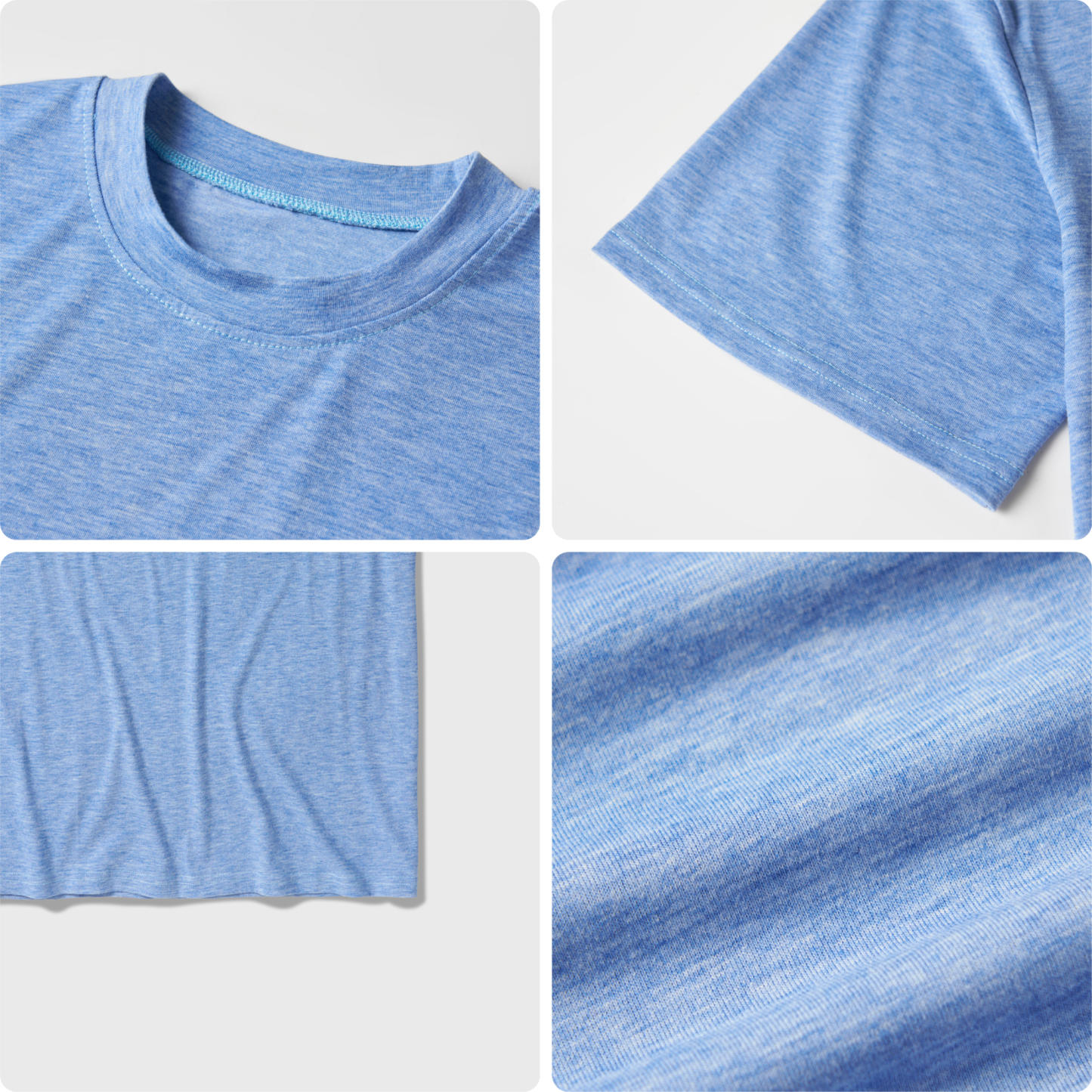 A-彩棉T上架模版Pagewings Soft 文案 Unisex Heather T-Shirt