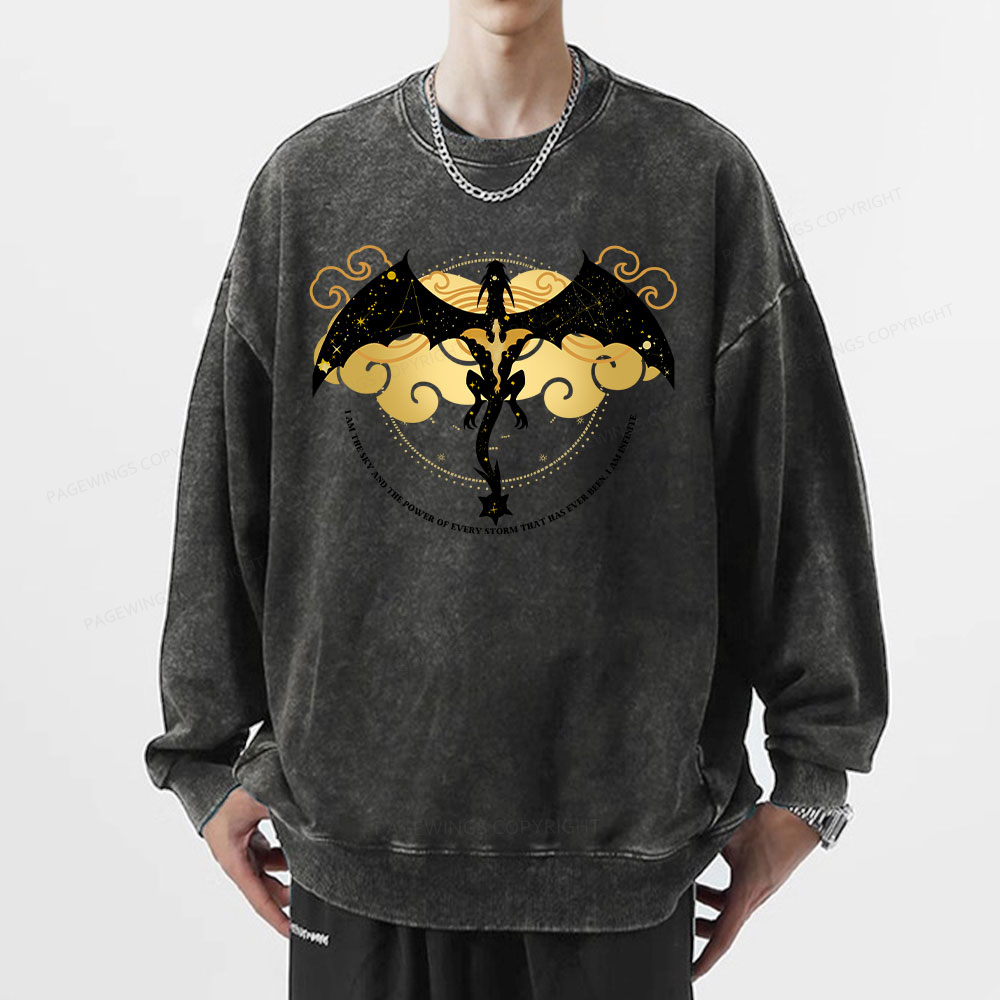 Pagewings Fourthwing Unisex Washed Sweatshirt