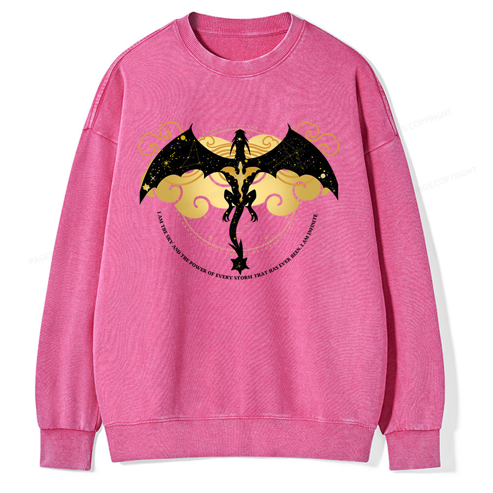 Pagewings Fourthwing Unisex Washed Sweatshirt