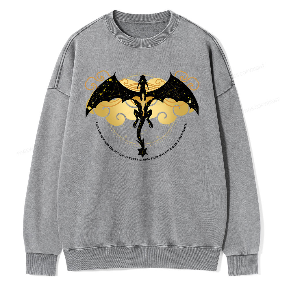 Pagewings Fourthwing Unisex Washed Sweatshirt
