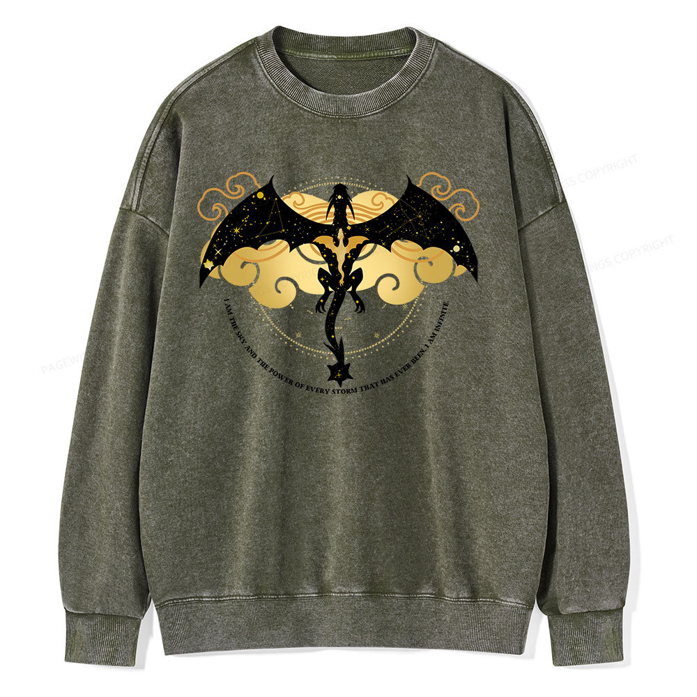 Pagewings Fourthwing Unisex Washed Sweatshirt