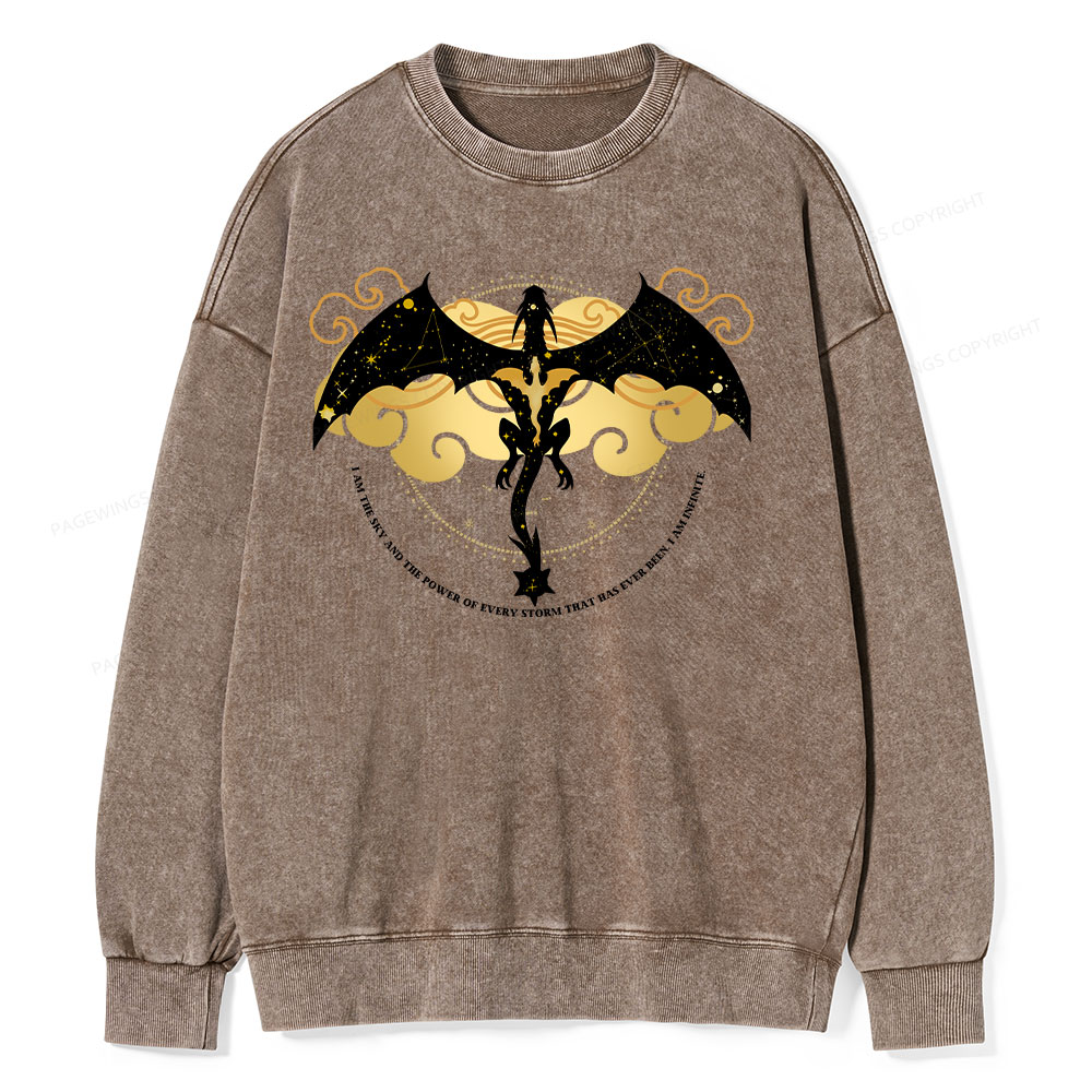 Pagewings Fourthwing Unisex Washed Sweatshirt