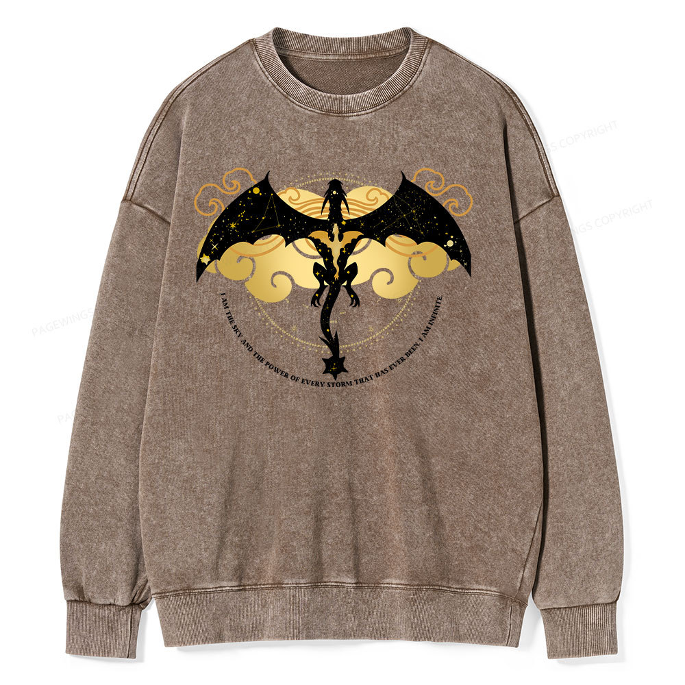 Pagewings Fourthwing Unisex Washed Sweatshirt