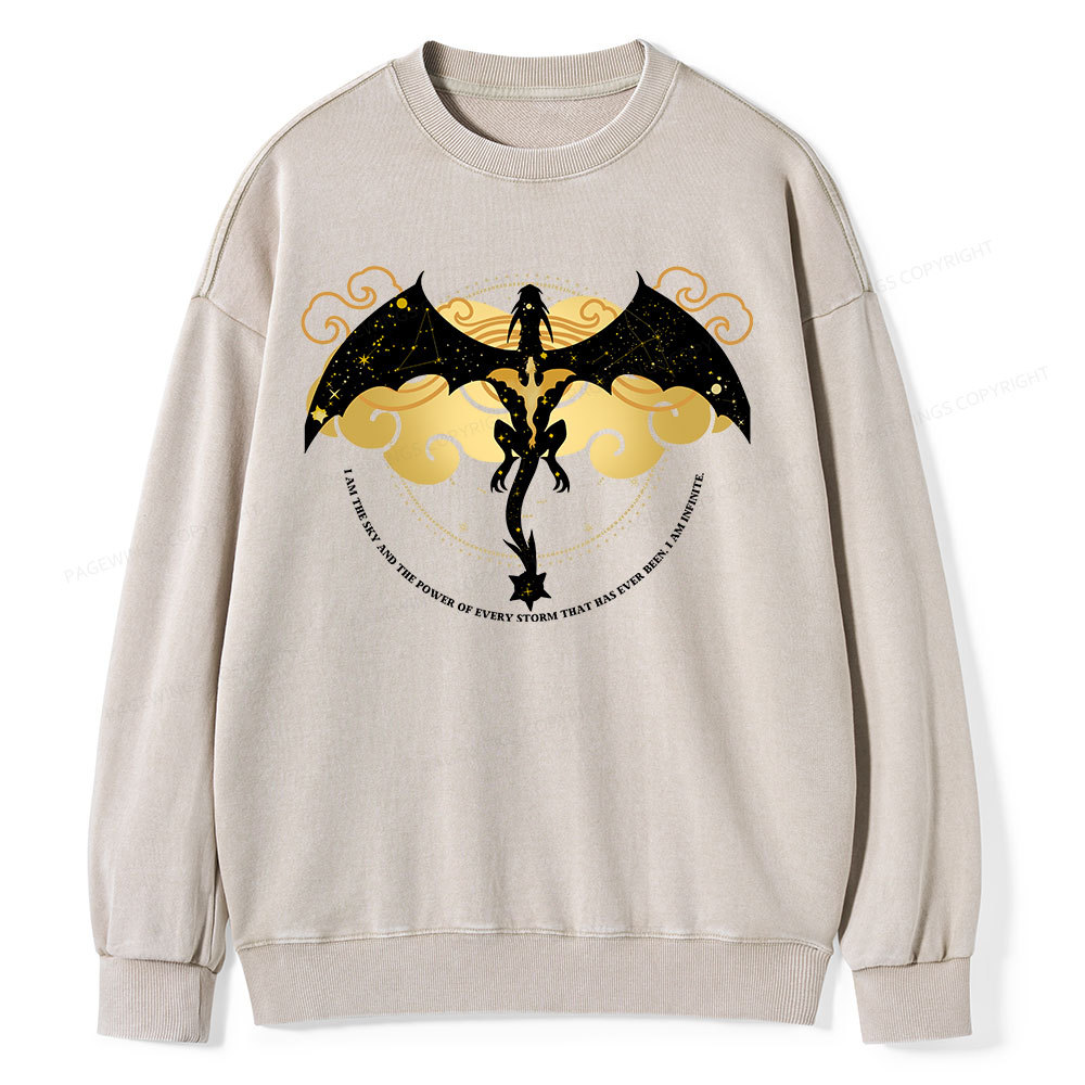 Pagewings Fourthwing Unisex Washed Sweatshirt
