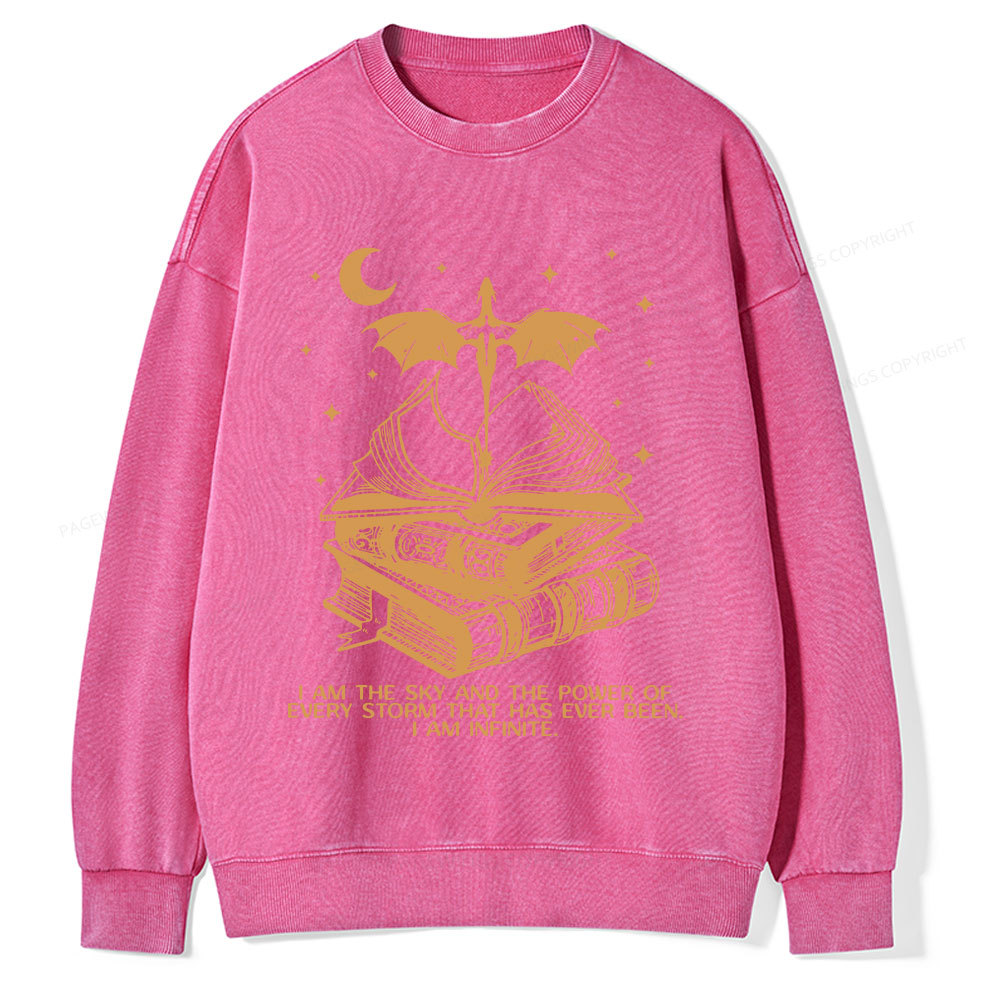 Pagewings Fourthwing Unisex Washed Sweatshirt